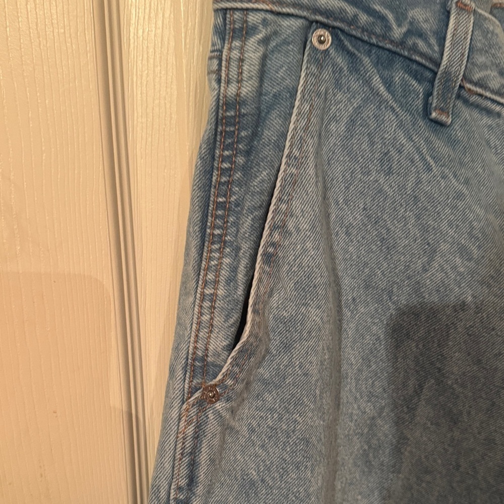 Abercrombie & Fitch Light Blue Rigid Denim Jeans 36x30 - Picture 4 of 6